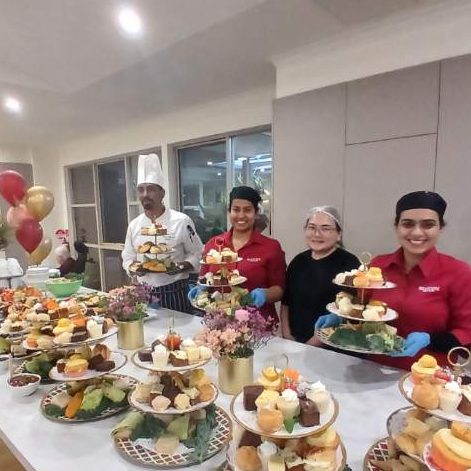 the hospitality team at Belvedere Aged Care